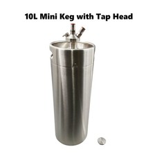 10l stainless steel mini keg - mini,