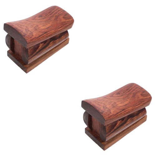 2pcs small brown wooden - small,