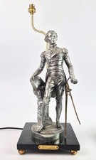 RARE VINTAGE DUKE OF WELLINGTON TABLE LAMP/DESK LAMP BATTLE OF WATERLOO