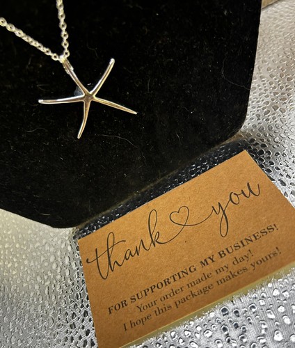 925 sterling silver - silver, starfish