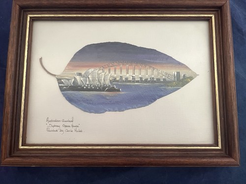 Hand painted sydney opera - hand,