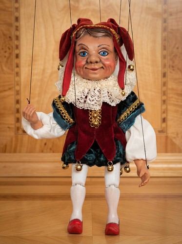 Czech folk art puppet court - folk,