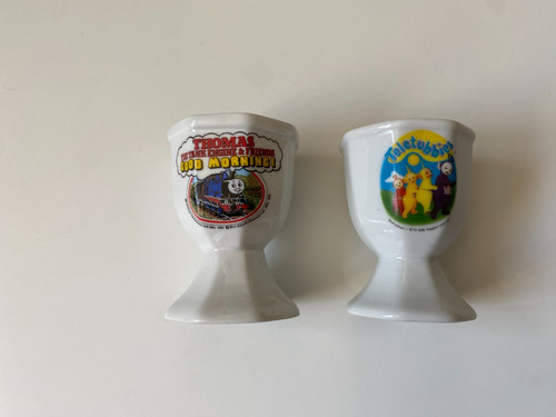 Pair egg cups thomas the - of,