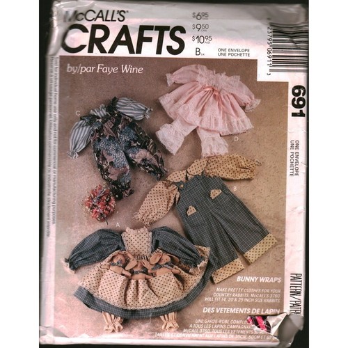 Mccalls 691 bunny wraps - mccalls,