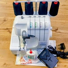 Silver Viscount 720D Overlocker 3 / 4 Thread Differential Feed Sewing Machine