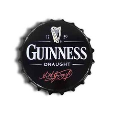 Guines Metal Bottle Top Sign