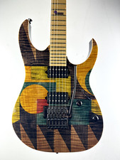 Ibanez RG-ART1 J. Custom 1997 Super Rare Multicolor Geometric Design with case