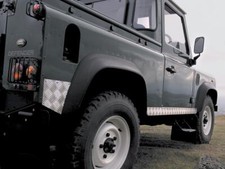 Rear Wing Aluminium Finish (Pair) - Land Rover Defender 90 - DA4073