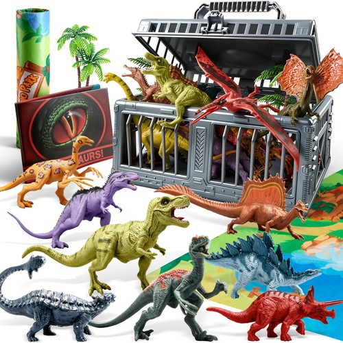 New dinosaur toy set with - dinosaur,