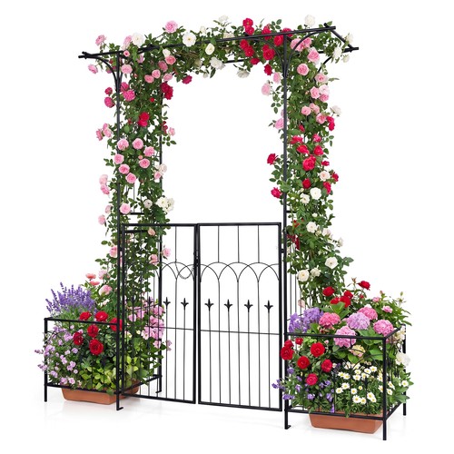Garden arbor gate - garden,