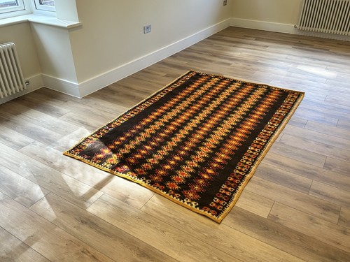 Vintage 1970s wool rug - vintage,