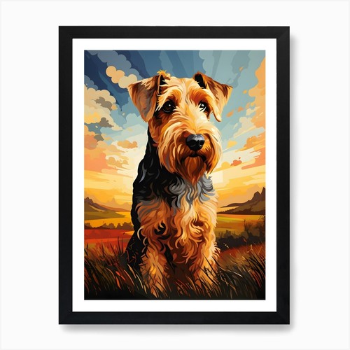 Terrier the field art - in, print