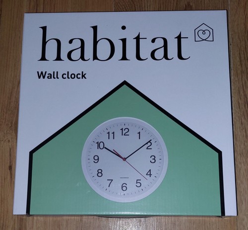 Habitat wall clock - clock, 30cm