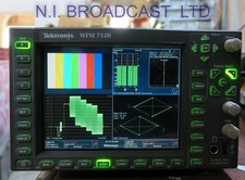 Tektronix wfm7120 HDSDI waveform scope with CPS, EYE, HD, DDE, AVD, DAT, SIM, PH