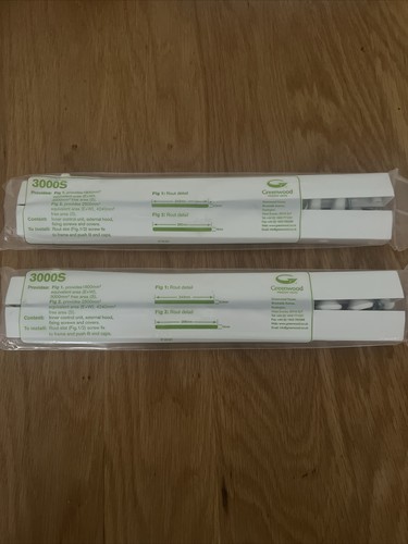 Upvc window trickle vent - 2x,