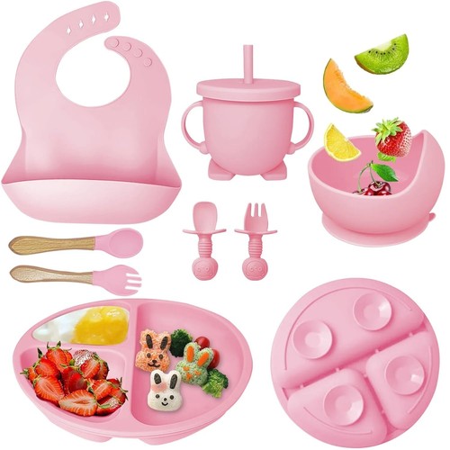 Set silicone baby feeding - 8,