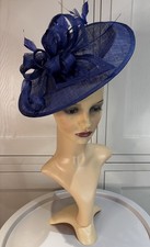 Chesca Cobalt Blue Fascinator