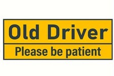 OLD DRIVER Car Sticker Window