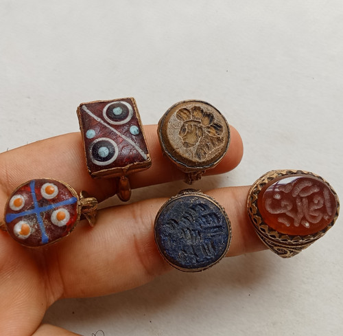 Ancient roman intaglio - intaglio, ring