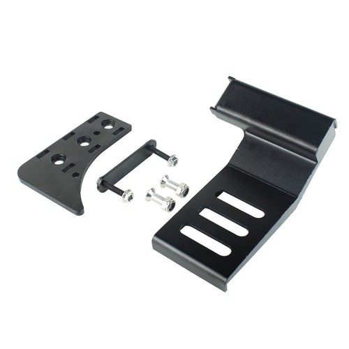 Curved left foot rest pedal - curved,