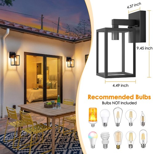 Outdoor wall lantern - wall,