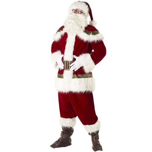 Men deluxe santa - men`s,