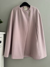 Ted Baker  Wool & Cashmere Cape Poncho Wrap in Pale Pink Size M