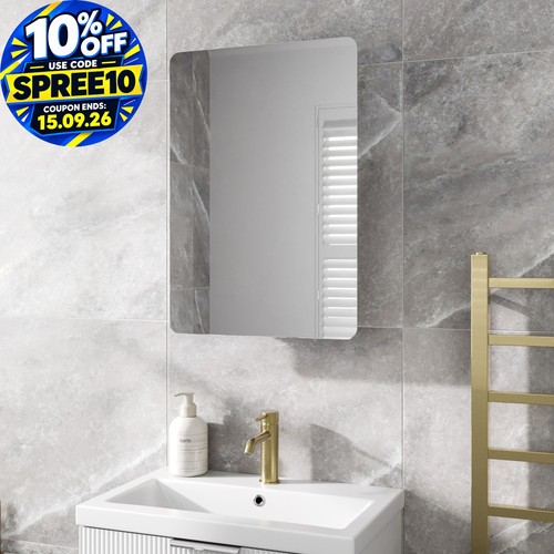 Single door bathroom - bathroom, mirror