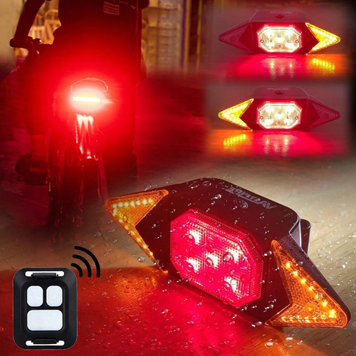 Bike turn signals rechargeable - bike,