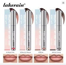 4pcs Waterproof Lip Liner Peel Off Tattoo Lipgloss Waterproof Long Lasting Matte