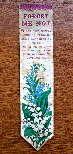 Silk woven bookmark - woven,