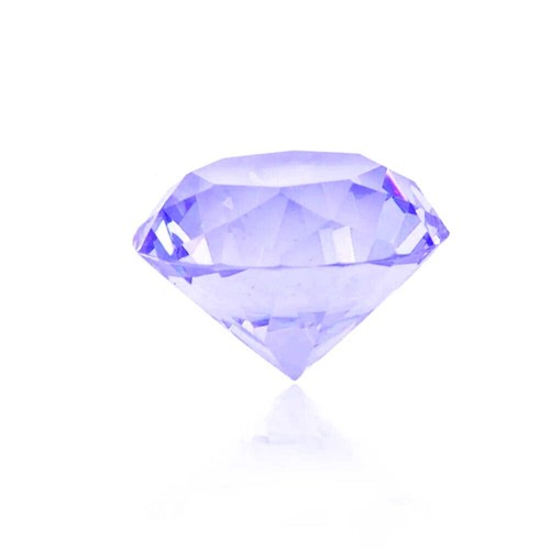 Glass crystal diamond shaped - glass,