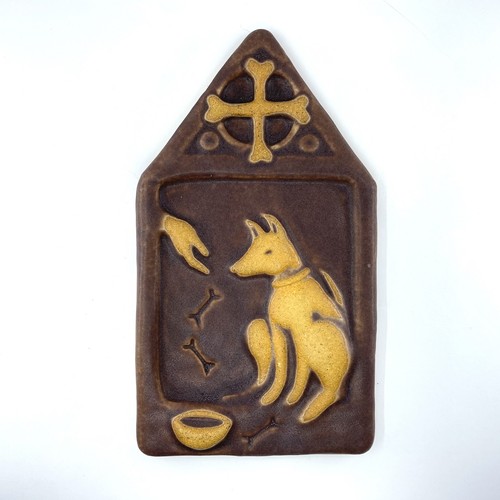 Give dog bone - ceramic, art