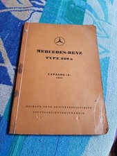 MERCEDES BENZ W180 220a Ponton 1954 PARTS CATALOGUE A CATALOG VGC FREE POST
