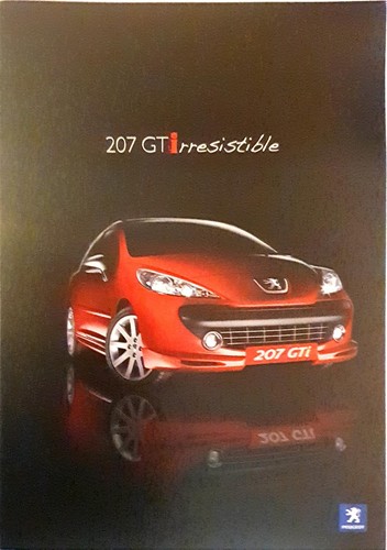 Peugeot 207 gti brochure 2007 - gti,