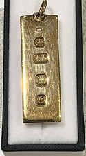 9ct Yellow Solid Gold Ingot