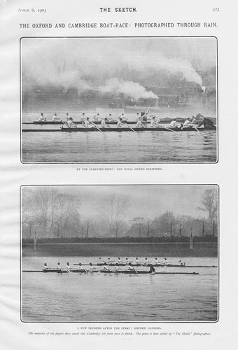 Rowing oxford and cambridge - oxford,
