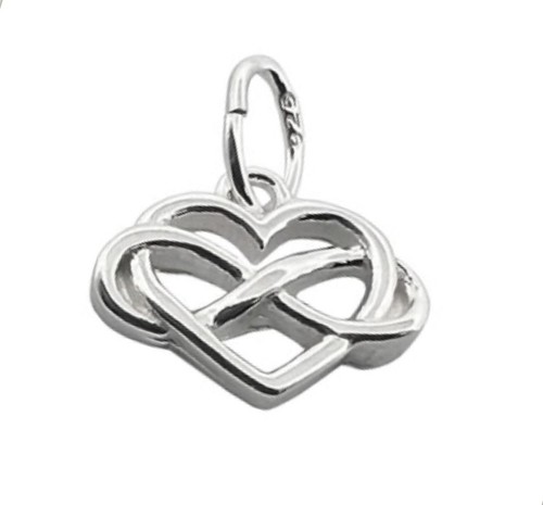 Sterling silver infinity heart - sterling,