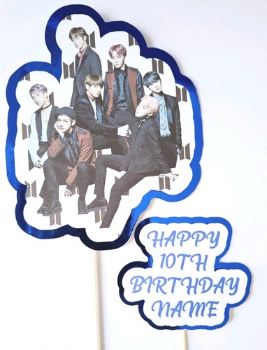 Bts cake topper - cake,