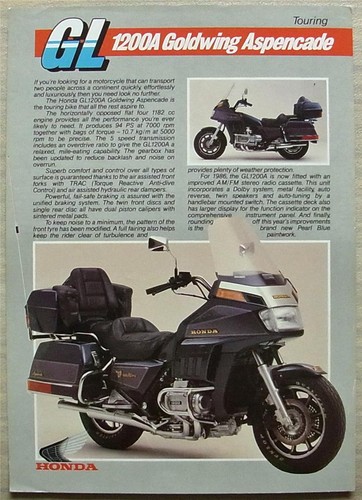 Honda gl1200a goldwing - gl1200a,