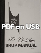 1971 Cadillac Shop Manual and