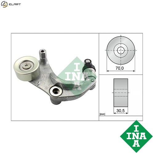 Tensioner lever vribbed belt - lever,