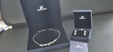 Swarovski crystal necklace and - crystal,