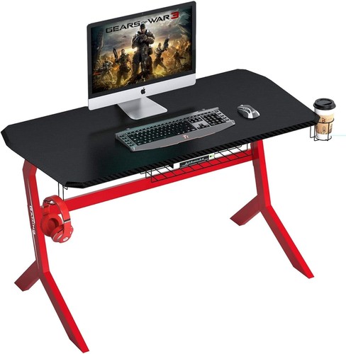 Gaming desk carbon fibre - carbon,