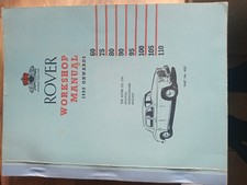 Rover P4 workshop manual pn