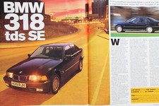 Original 1995 Autocar extracted magazine test article: BMW 318 tds SE
