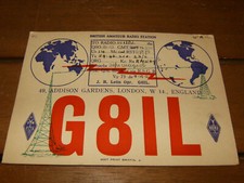 Antique Ham Radio Post Card
