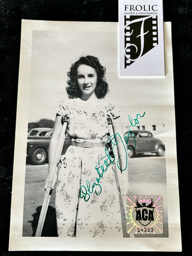 Elizabeth taylor signed - taylor,