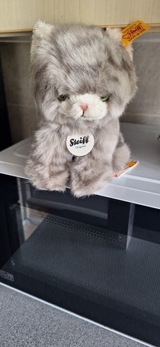 Steiff small cat bnwt - steiff,