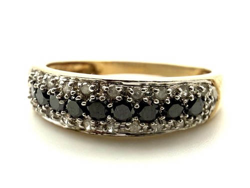 9ct gold sapphire diamond - gold,